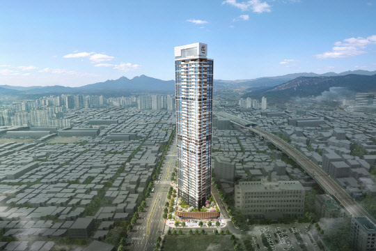 힐스테이트 의정부역 조감도. <현대건설 제공>